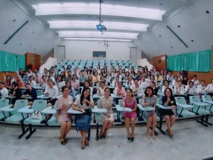 บรรยากาศการฝึกซ้อมพิธีพระราชธานปริญญาบัตร ประจำปีการศึกษา 2561