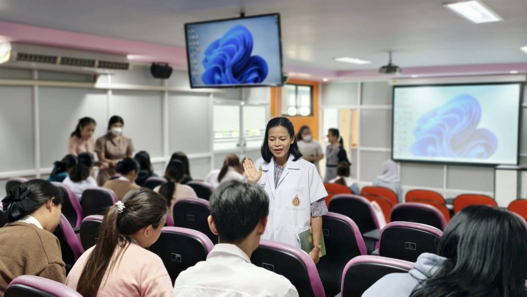 กิจกรรมปฐมนิเทศรายวิชา NUR63-221 ปฏิบัติการพยาบาลบำบัดพื้นฐาน