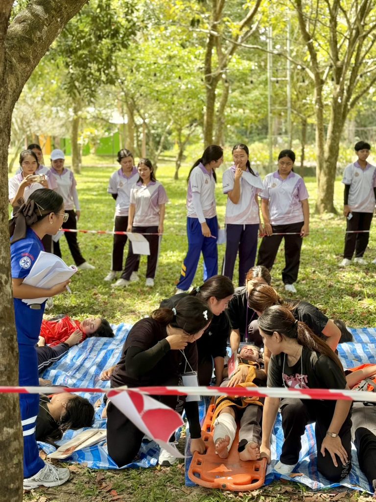 Walailak University’s School of Nursing Conducts Emergency and Disaster Simulation for Nursing Students
