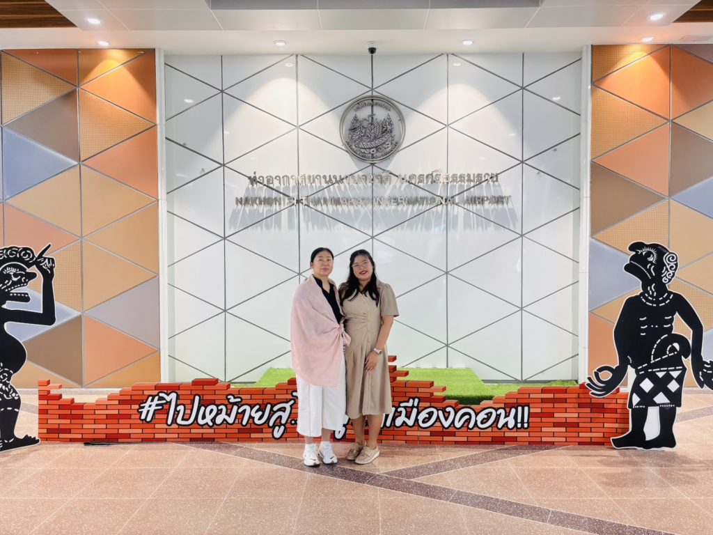 Ms. Lu Xu from Harbin Medical University welcomed by Lect. Sopida Thipsawat at Walailak University School of Nursing
