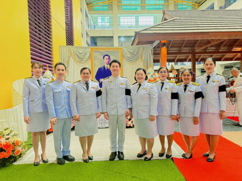 Assistant Professor Dr. Oraphen Sukawallik and School of Nursing faculty attending Mahidol Day 2026 ceremony at Walailak University Hospital