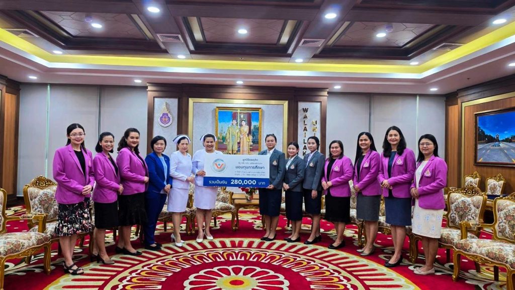 นักศึกษาพยาบาล ม.วลัยลักษณ์ รับทุนมูลนิธิเวชดุสิต